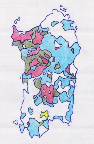 Carta Nurografica della Sardegna