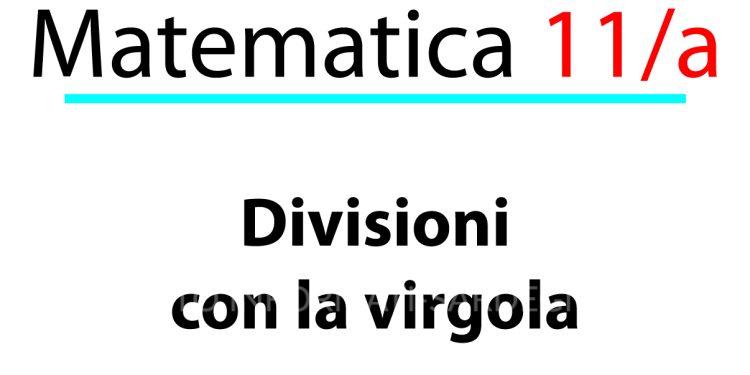 Divisioni con la virgola - Informati Sardegna