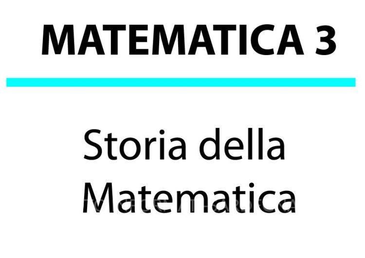 Storia della Matematica