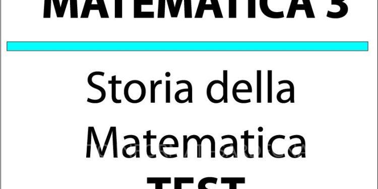 Storia della matematica, test