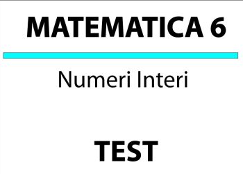 L’Insieme dei Numeri Interi -TEST