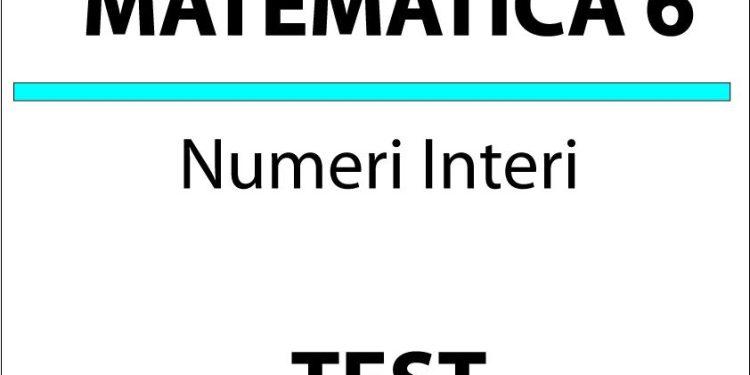 L’Insieme dei Numeri Interi -TEST