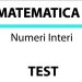 L’Insieme dei Numeri Interi -TEST
