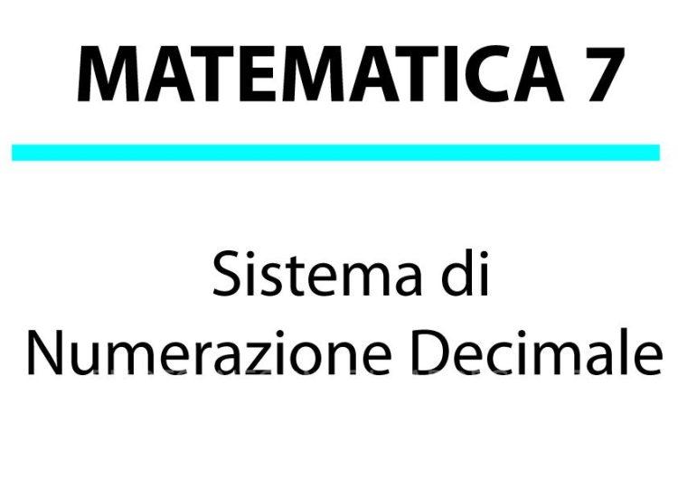 Sistema di numerazione decimale