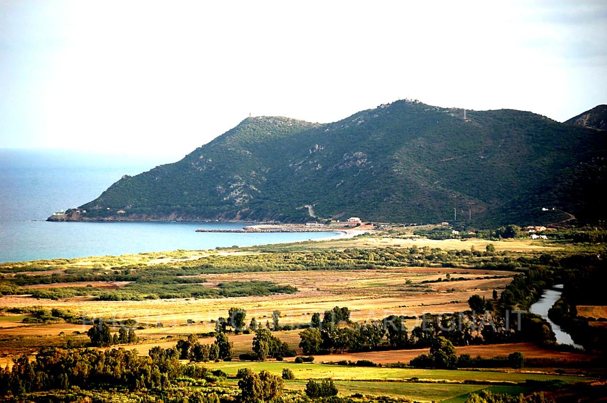Costa di Villaputzu vista dal Castello di Quirra