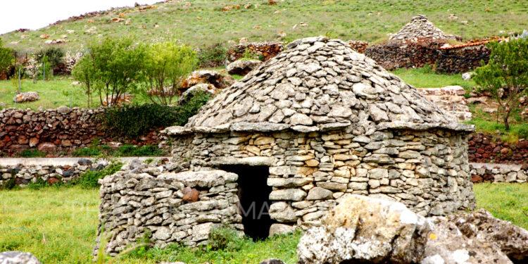 Muretto a secco in Sardegna. Bonorva