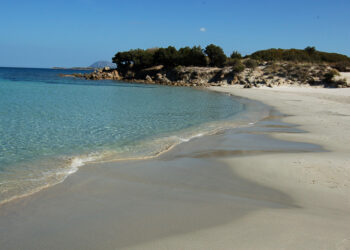 Versante meridionale della spiaggia. Arzachena