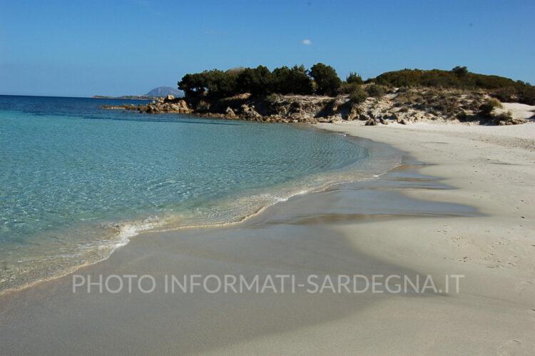 Versante meridionale della spiaggia. Arzachena