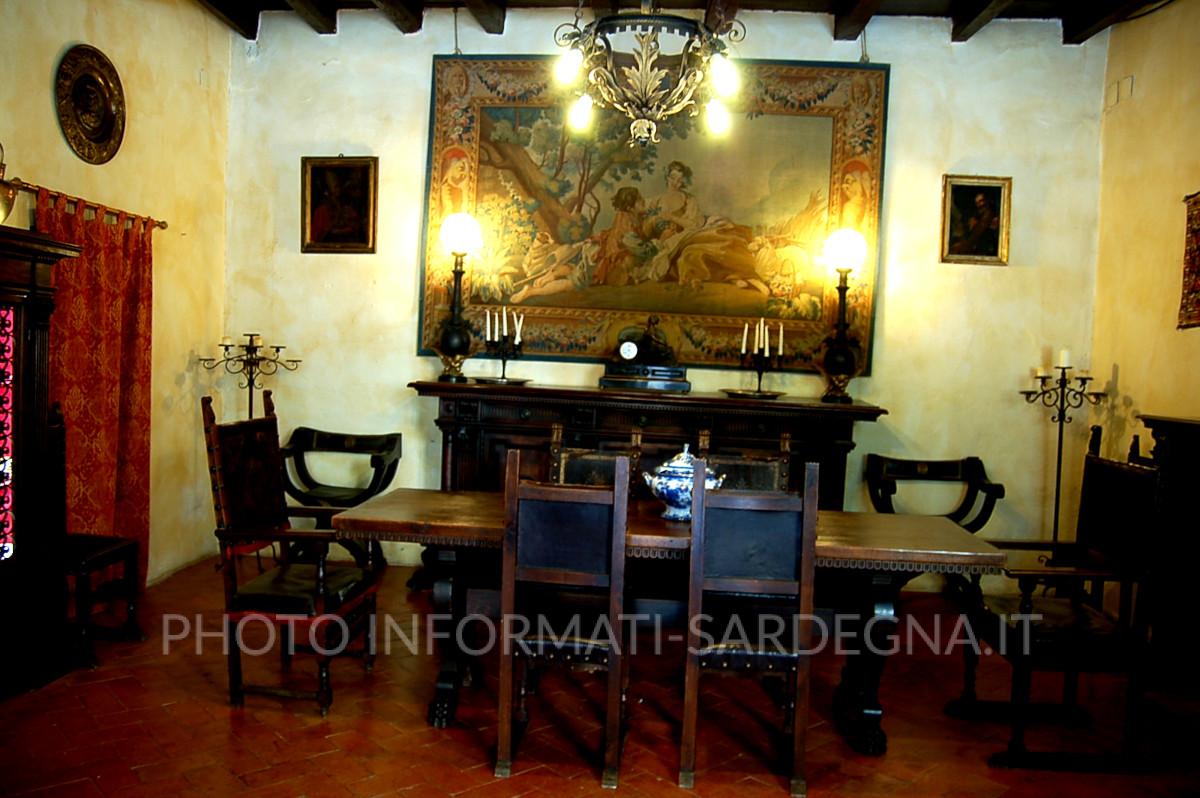 Interni del maniero di Sanluri
