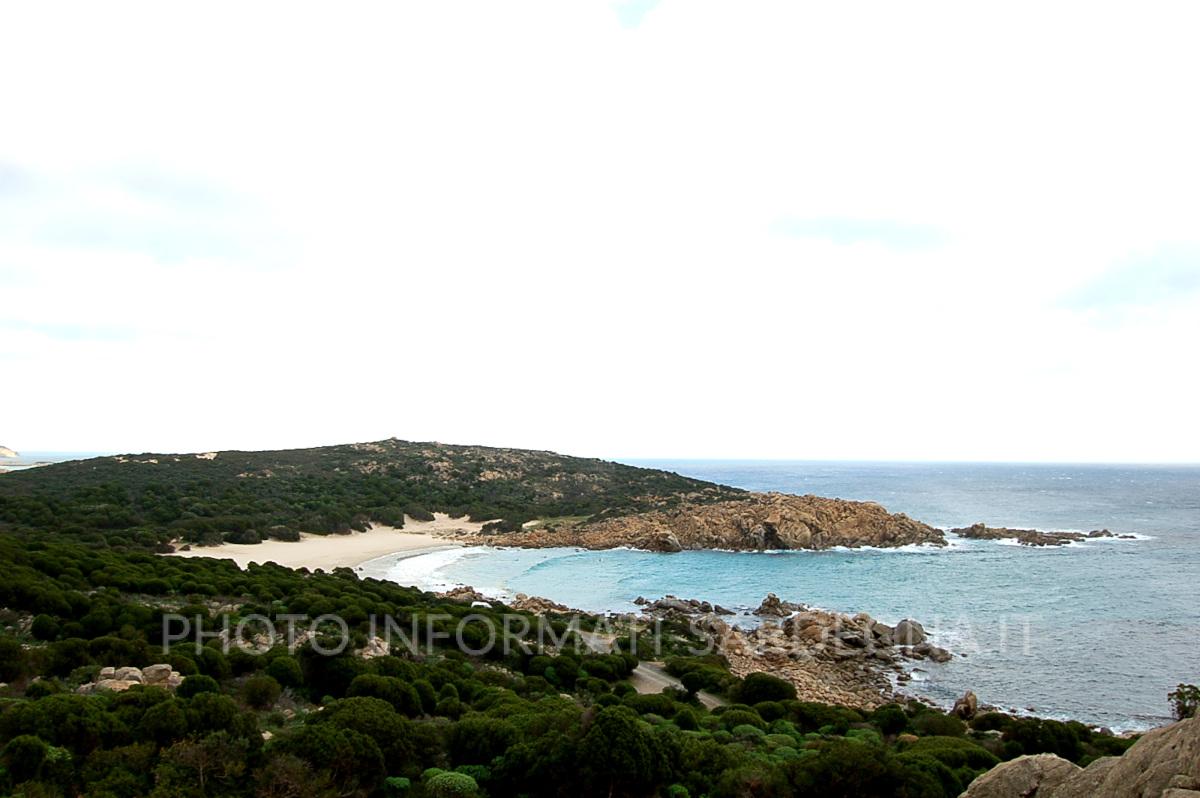La spiaggia da Capo Spartivento