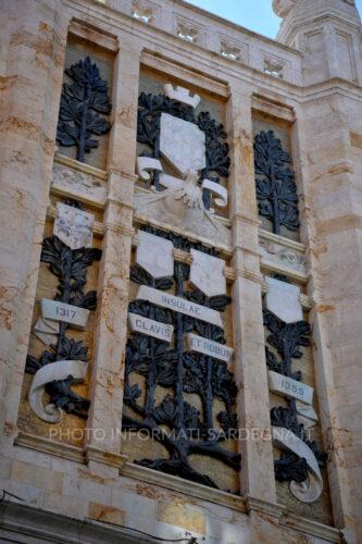 Particolari architettonici del Municipio Cagliari
