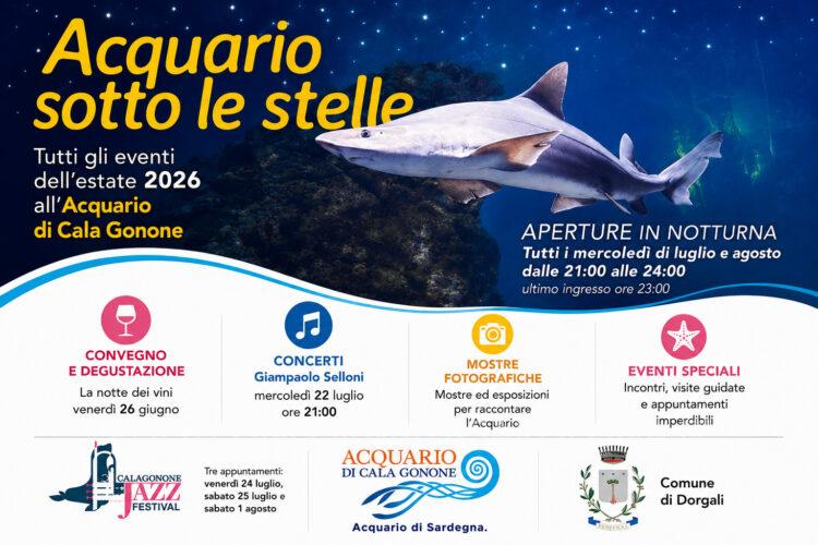 Acquario sotto le stelle 2026