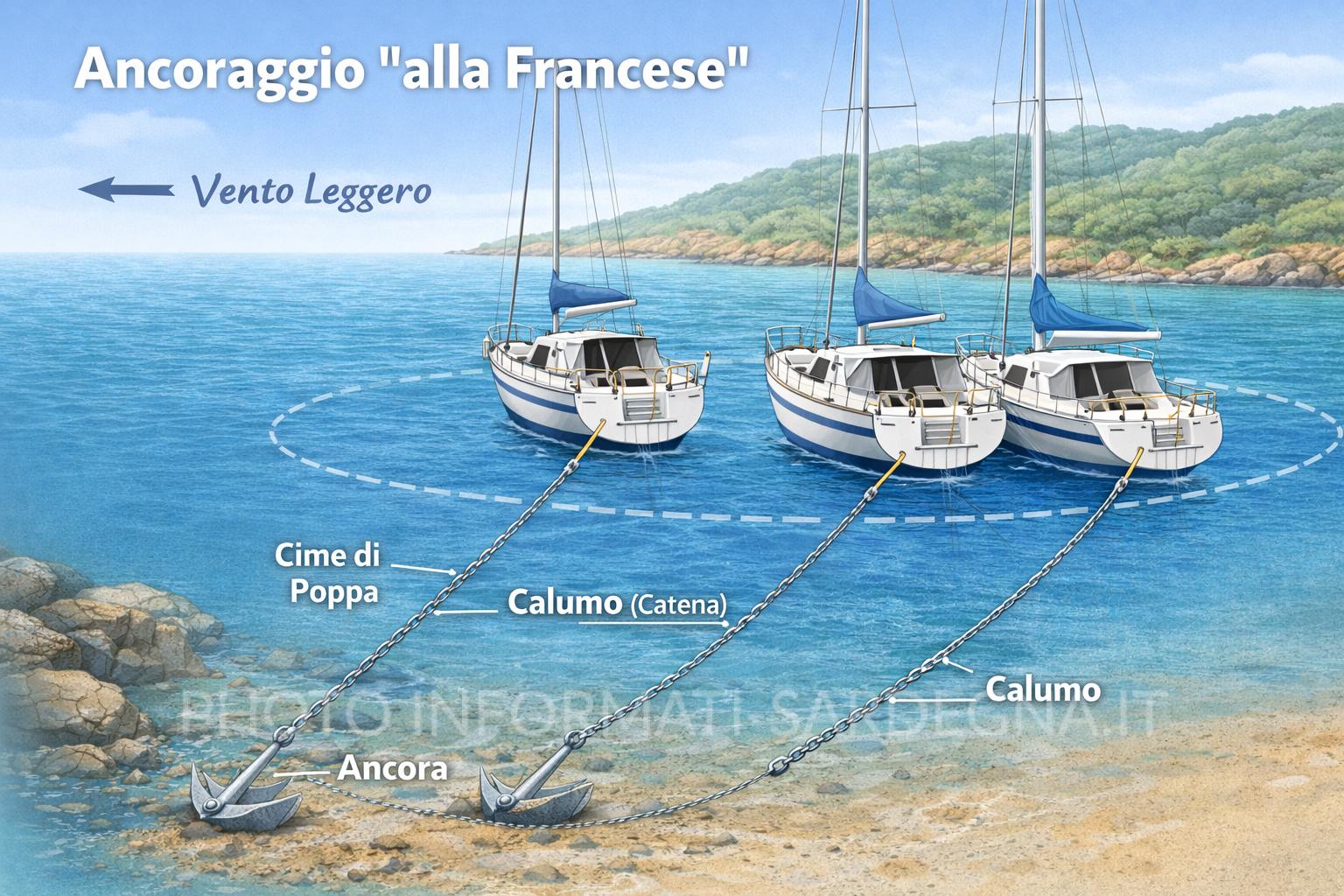 Ancoraggio alla francese