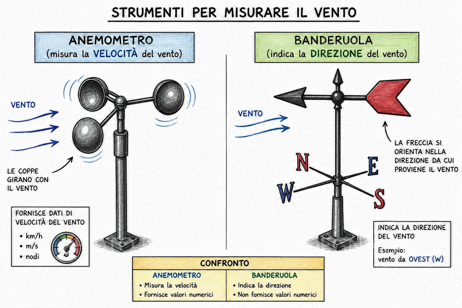 Anemometro e Banderuola