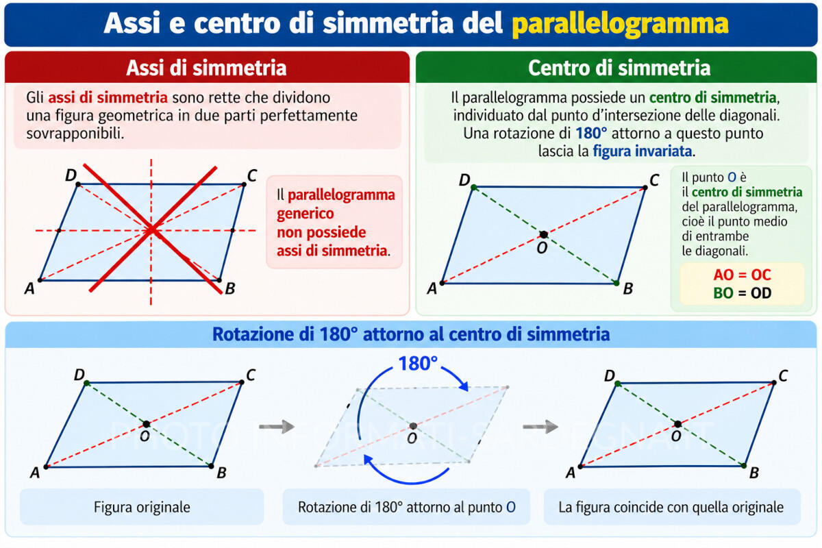 Asse e centro di simmetria pentagono