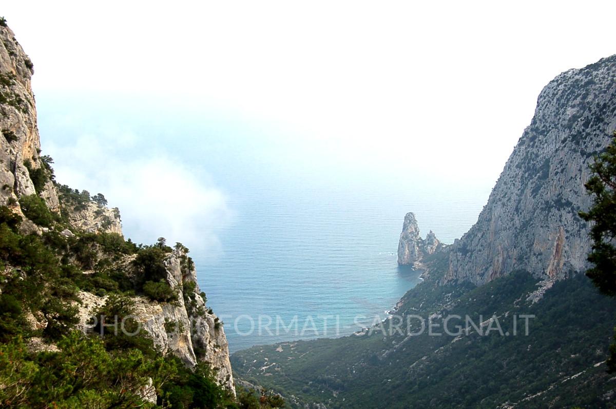 Paesaggio sul Golfo di Orosei da Punta Giradili
