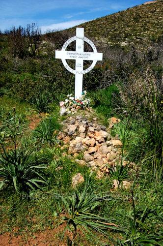Una delle lapidi del monumento storico a Golfo Aranci 