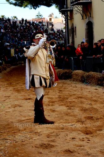 Sartiglia di Oristano. Trombettiere