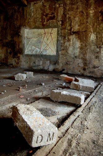 I capannoni di lavorazione dei minerali. Sassari