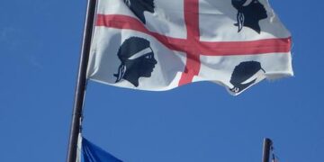 Bandiera Quattro Mori, simbolo del Psd'Az