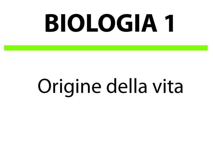 Origine della Vita – Test