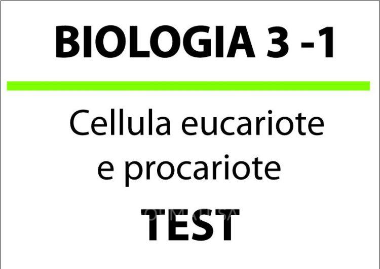 Cellula eucariote e procariote, test
