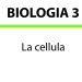 La cellula