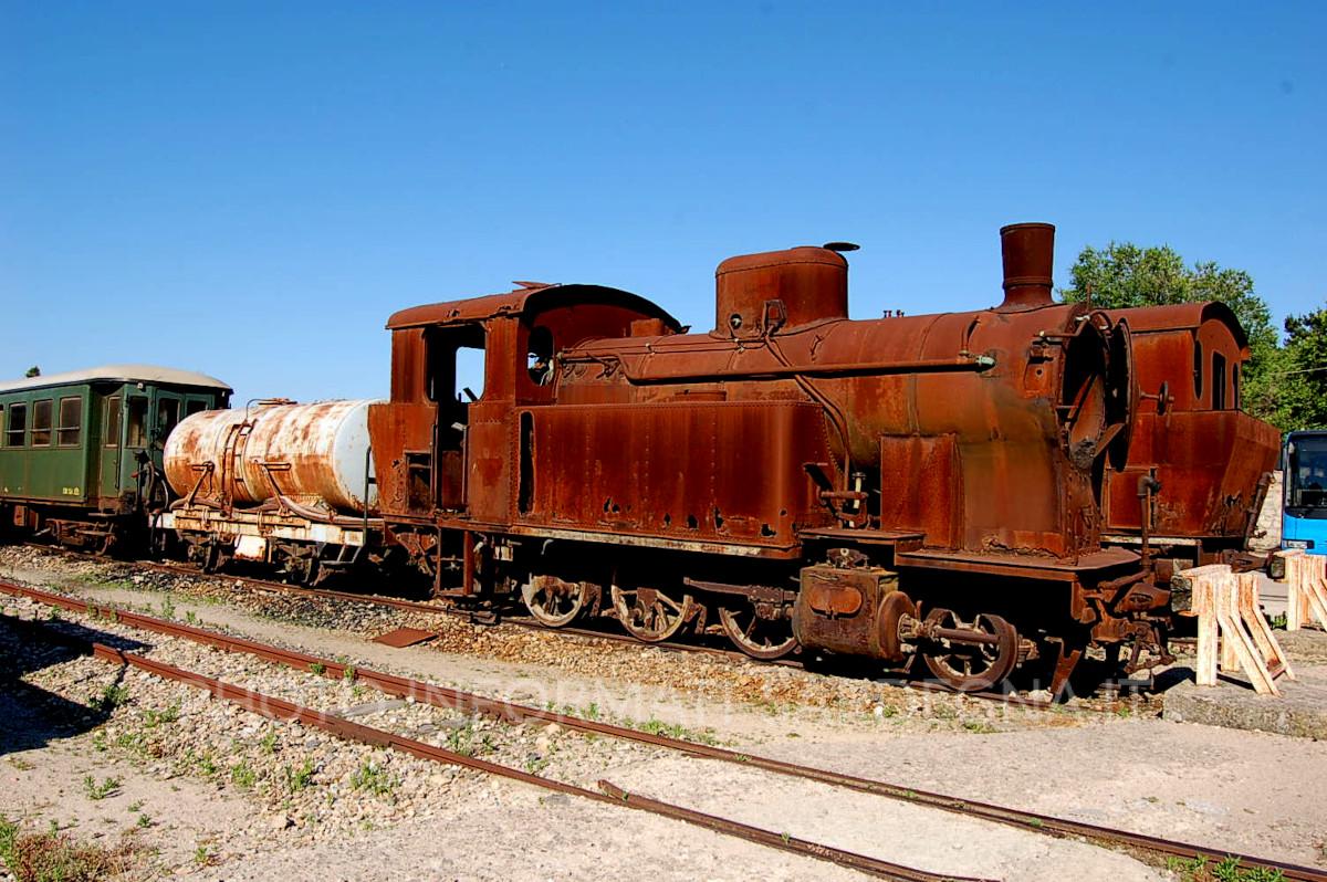 Vecchie locomotive a Tempio Pausania