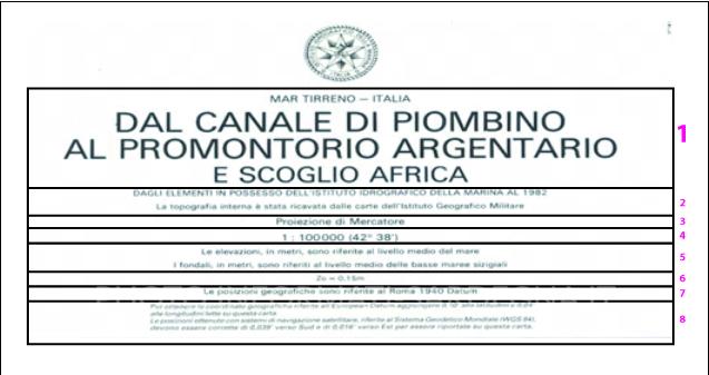 Descrizione di una carta nautica