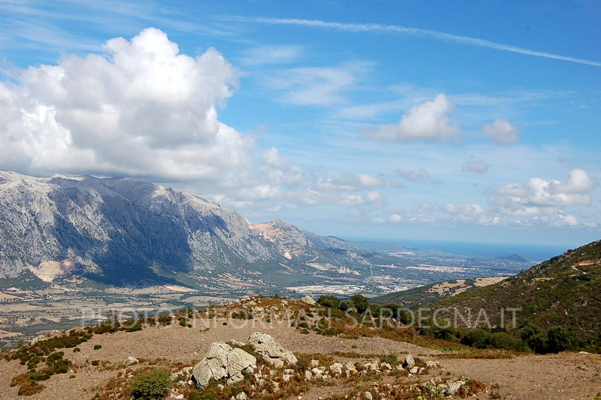 Il Mont'Albo visto dalla terrazza. Irgoli