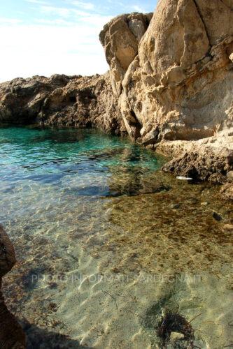 Scogliere vicino a Su Turcu