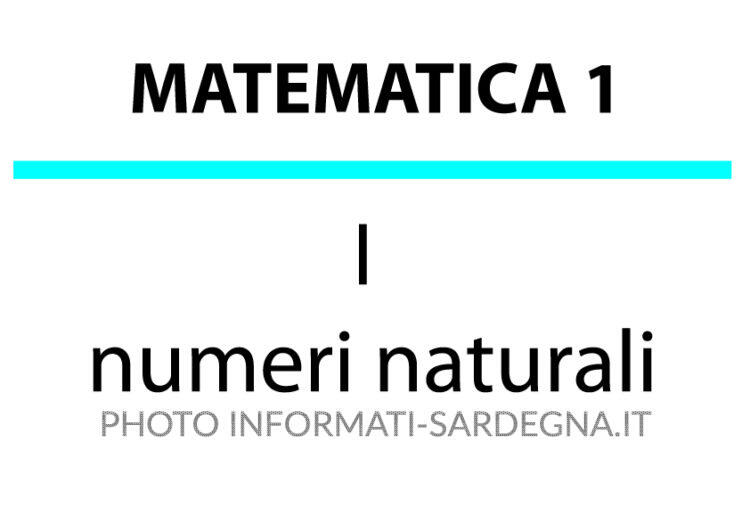 I numeri naturali