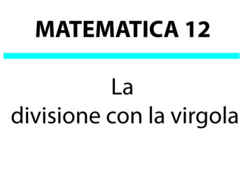 La divisione con la virgola