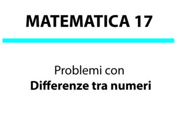 Problemi di matematica sulle differenze tra numeri
