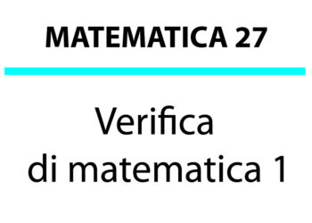 Verifica di Matematica 1