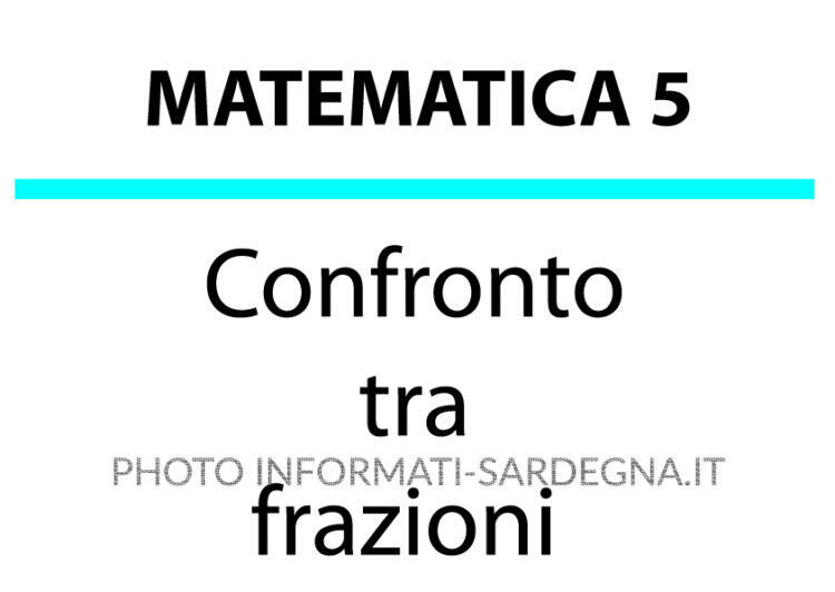 Confronto tra frazioni