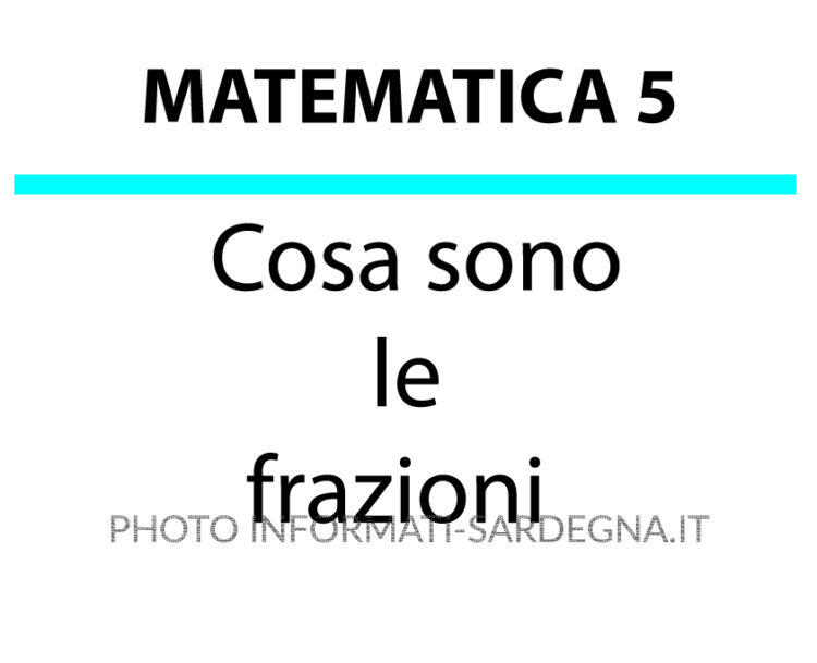 Frazioni