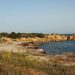 Capo Comino (Siniscola), il versante sud, al confine con la spiaggia di Berchida.