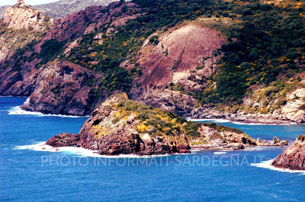 La costa settentrionale di Bosa