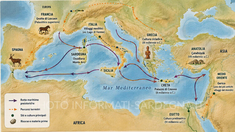 L’ossidiana nel Mediterraneo