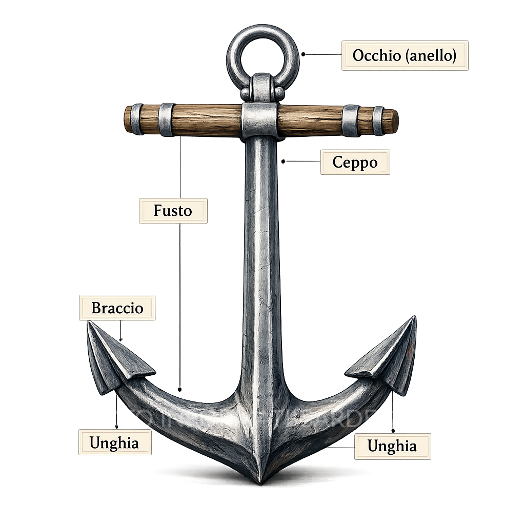 Parti dell'ancora