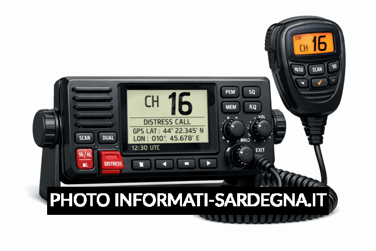 Apparato radio ricetrasmittente VHF