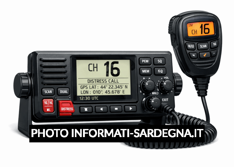 Apparato radio ricetrasmittente VHF