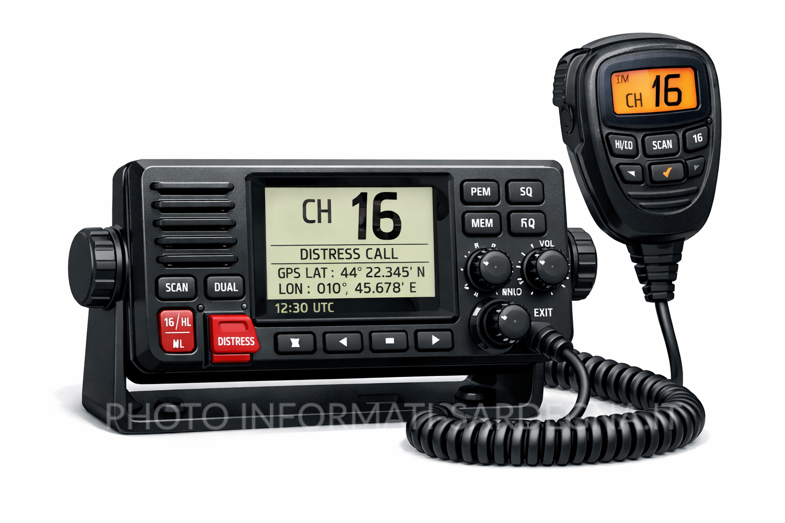 Apparato radio ricetrasmittente VHF