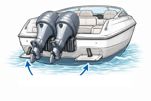 I flaps delle imbarcazioni 