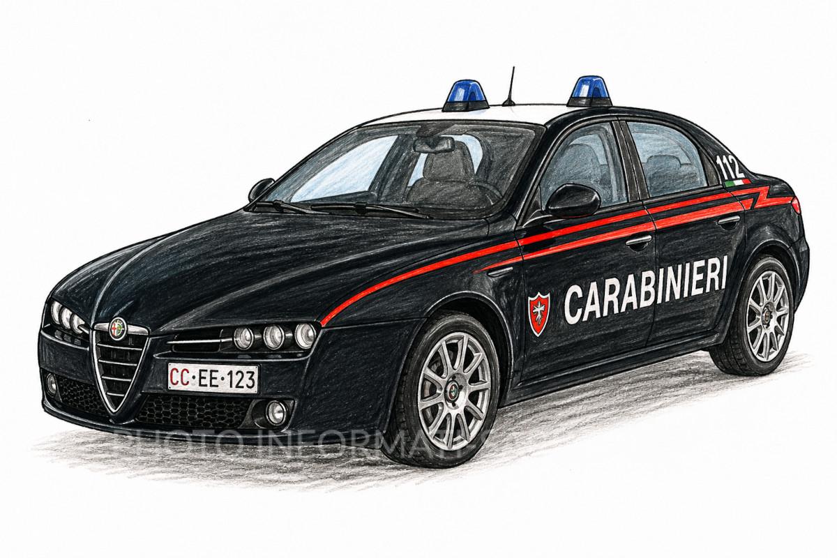 Fuschillo aggredito. Auto dei Carabinieri