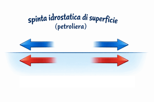 spinta idrostatica di superficie (petroliera)