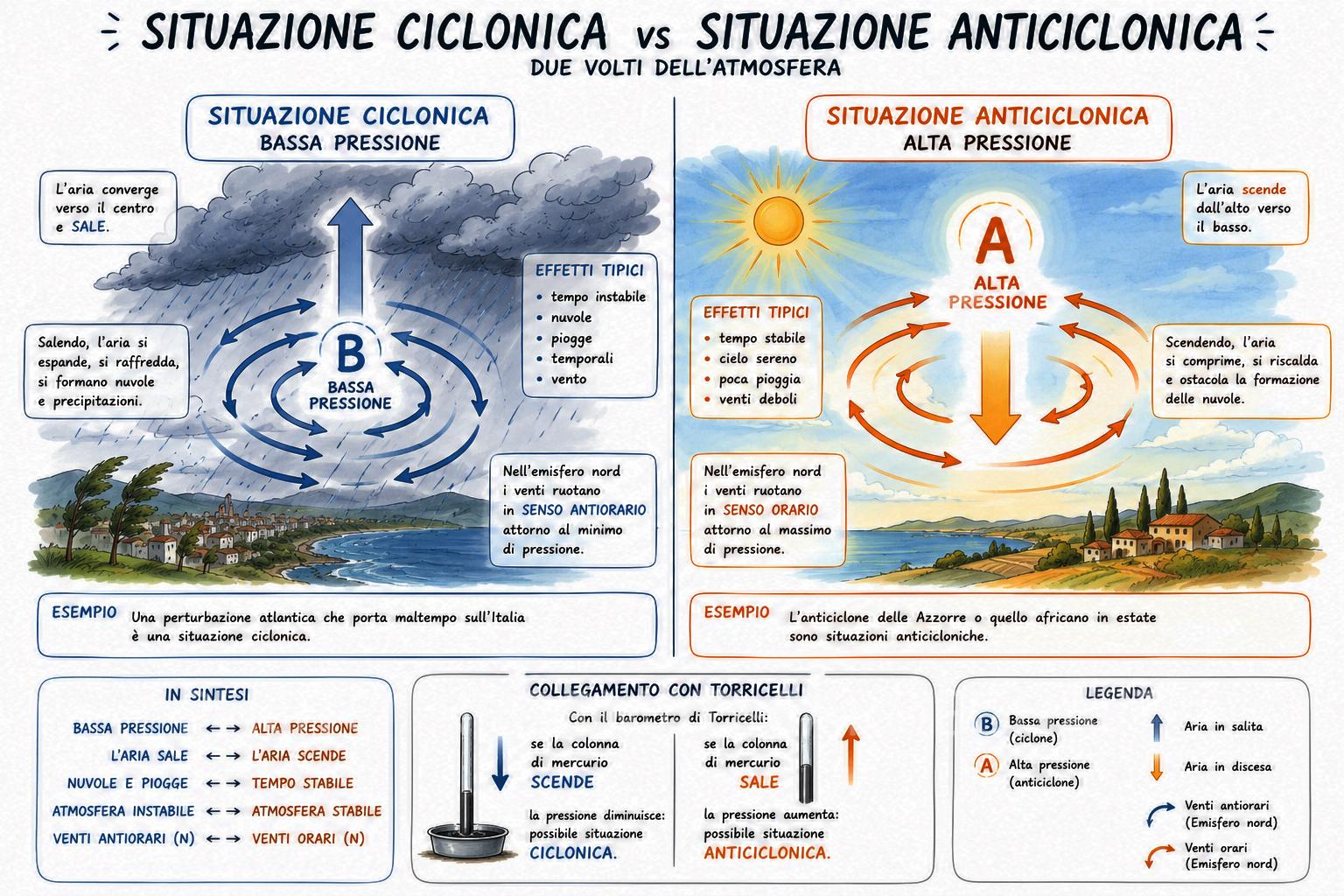 Meteorologia in navigazione. Ciclone e anticiclone