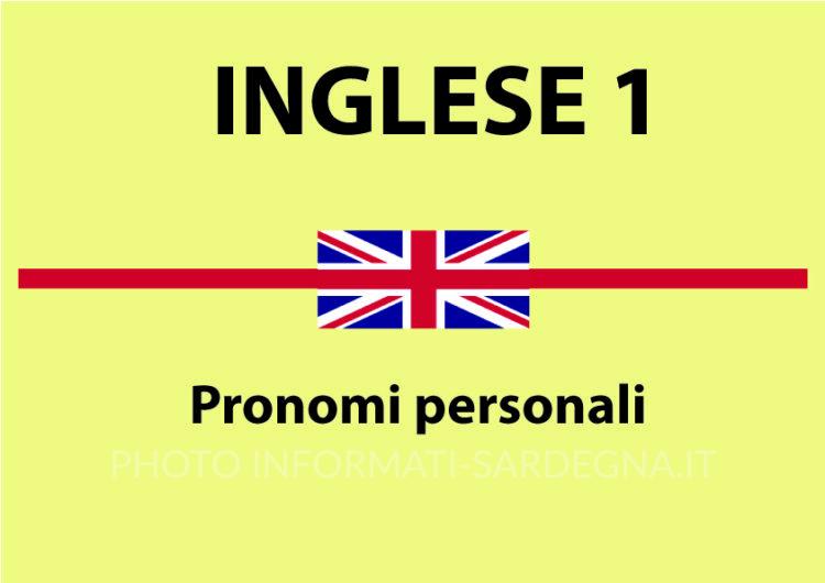 Pronomi personali in inglese