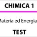 Materia ed Energia – Test